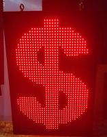 Сменный светодиодный символ валюты 480 мм.