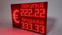 Фото табло курсов валют IT1010х690 мм